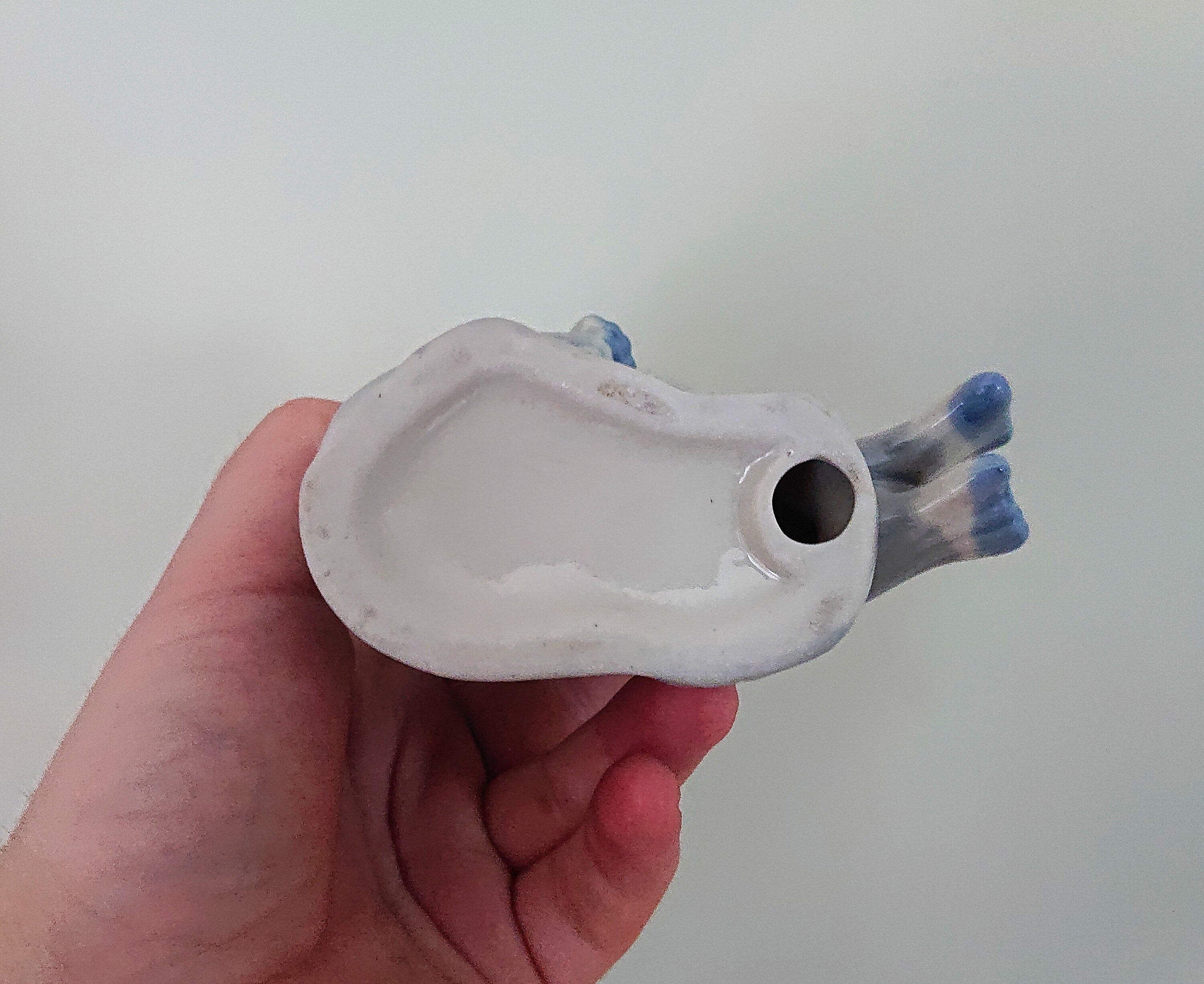 Vintage Seal Figurine Ceramic Marine Animal Kitsch Seal Ornament Artic Grey Seal Pup  Figure Knick Knack