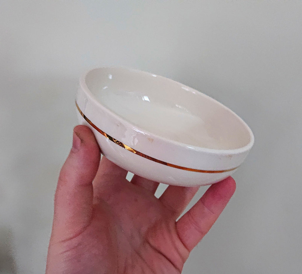 Crown Devon Trinket Dish Bone China Porcelain Jewellery Dish/Tray Ring Vintage Dish Autumn Fruits Staffordshire England