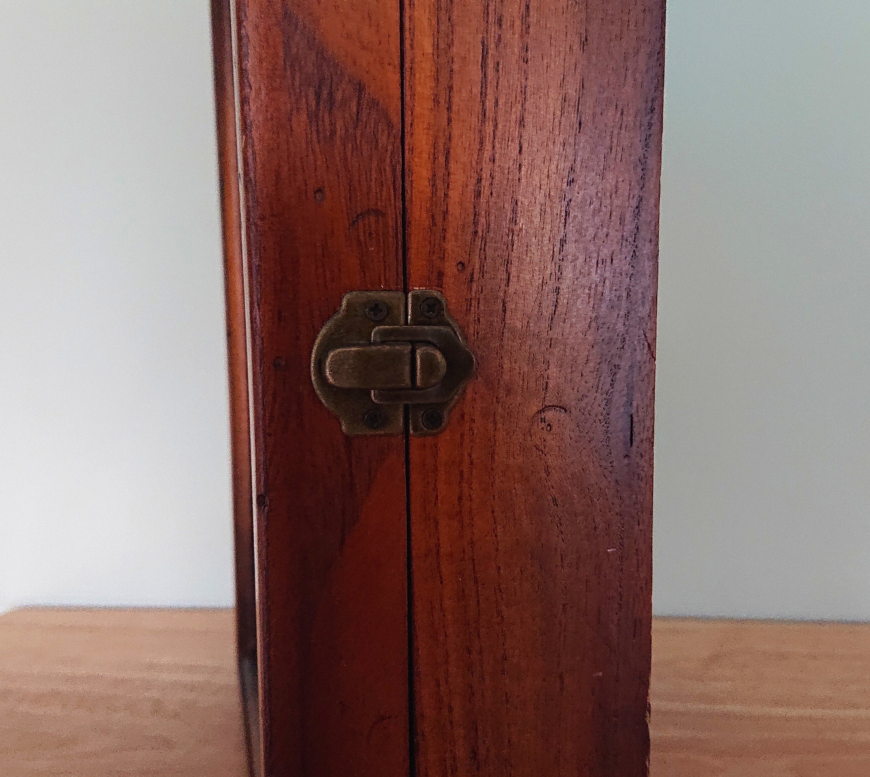 Vintage Rooster Key Cabinet Wooden Key Box Cabinet Keys Storage  Hooks Storage Wall Country Cottage Kitsch Wall Cabinet