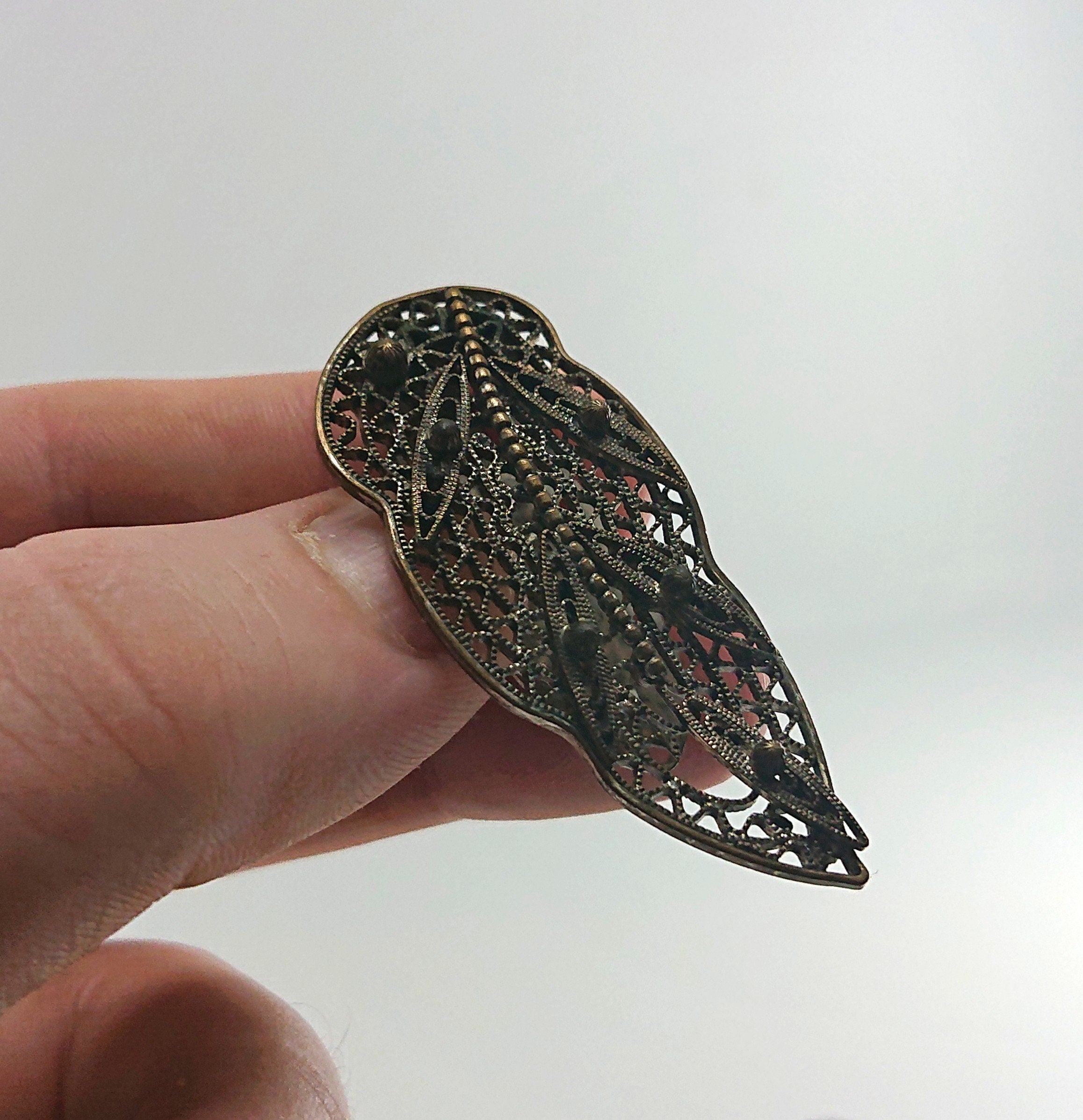 Art Deco Clip on Marcasite Silver Leaf Clip on Earrings Costume Jewellery Jewelry