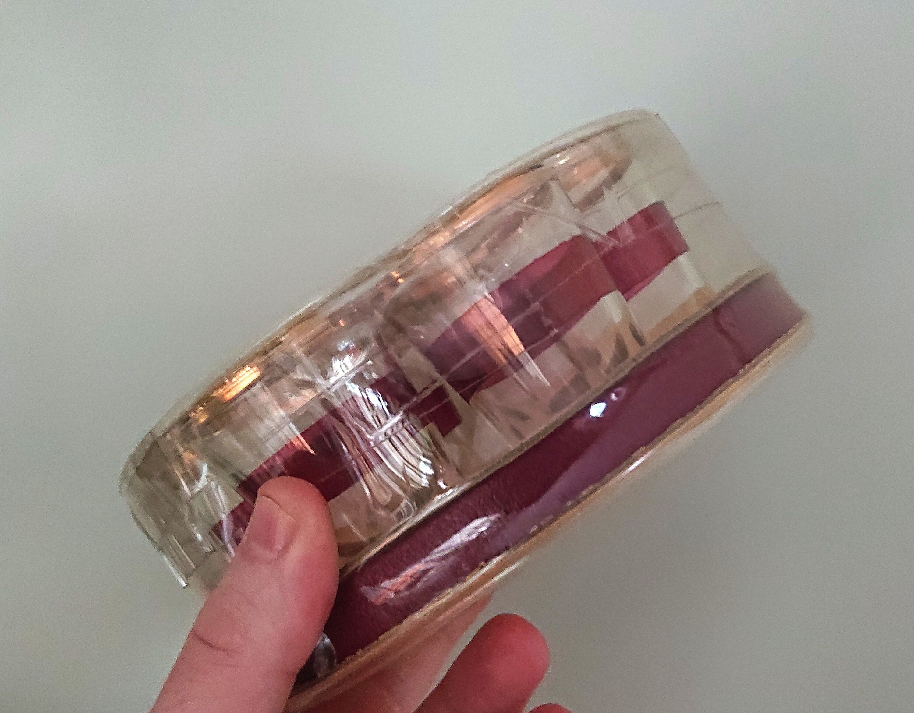 Vintage Shot Glasses Sherry Glasses Boxed Red and Gold Retro Mid Century Set of Glasses Gift Vintage Barware Shooters