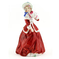 Christmas Morn HN3212  Mini  Royal Doulton Figurine Porcelain miniature Ladies Figurine Pretty Lady Figure Lady Statue by Peggy Davis.