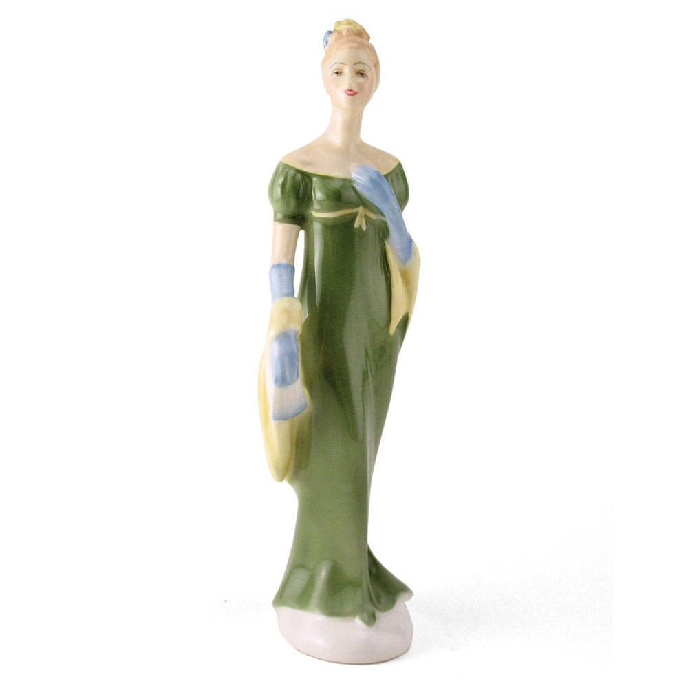 Lorna HN2311  Royal Doulton Figurine Pretty Lady Figurine Green Dress Porcelain Statue Classic Pretty Ladies By Peggy Davies