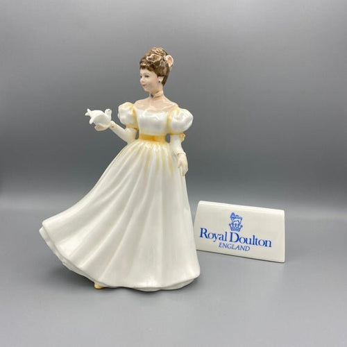 Kathleen HN3609 Royal Doulton Figurine Porcelain Statue  Vanity Fair Ladies Lady Figurine Lady with Bird by  Nada Pedley