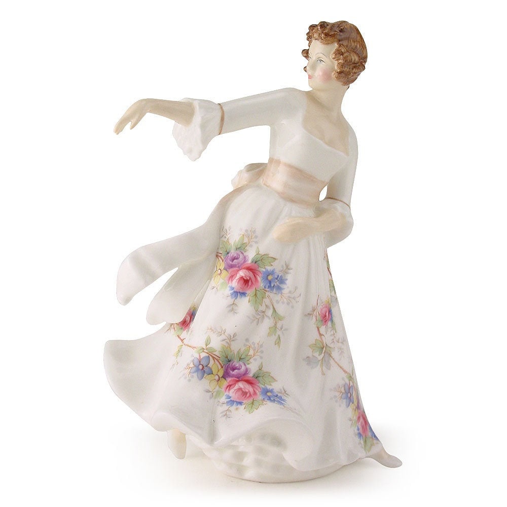 Hazel HN3167  Royal Doulton Figurine Peggy Davies Classic Pretty Lady Figurine Collectable Vintage Doulton Porcelain Statue Figure Boxed