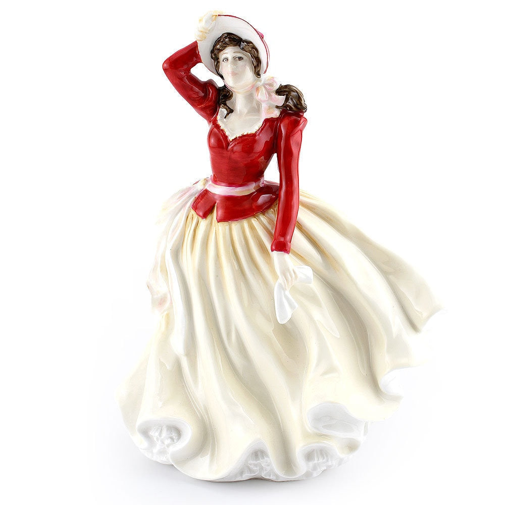 Alice HN4003  Royal Doulton Figurine Figure of the Year 1999 Pretty Lady Figurine Collectable Vintage Doulton Porcelain Statue Figure Boxed