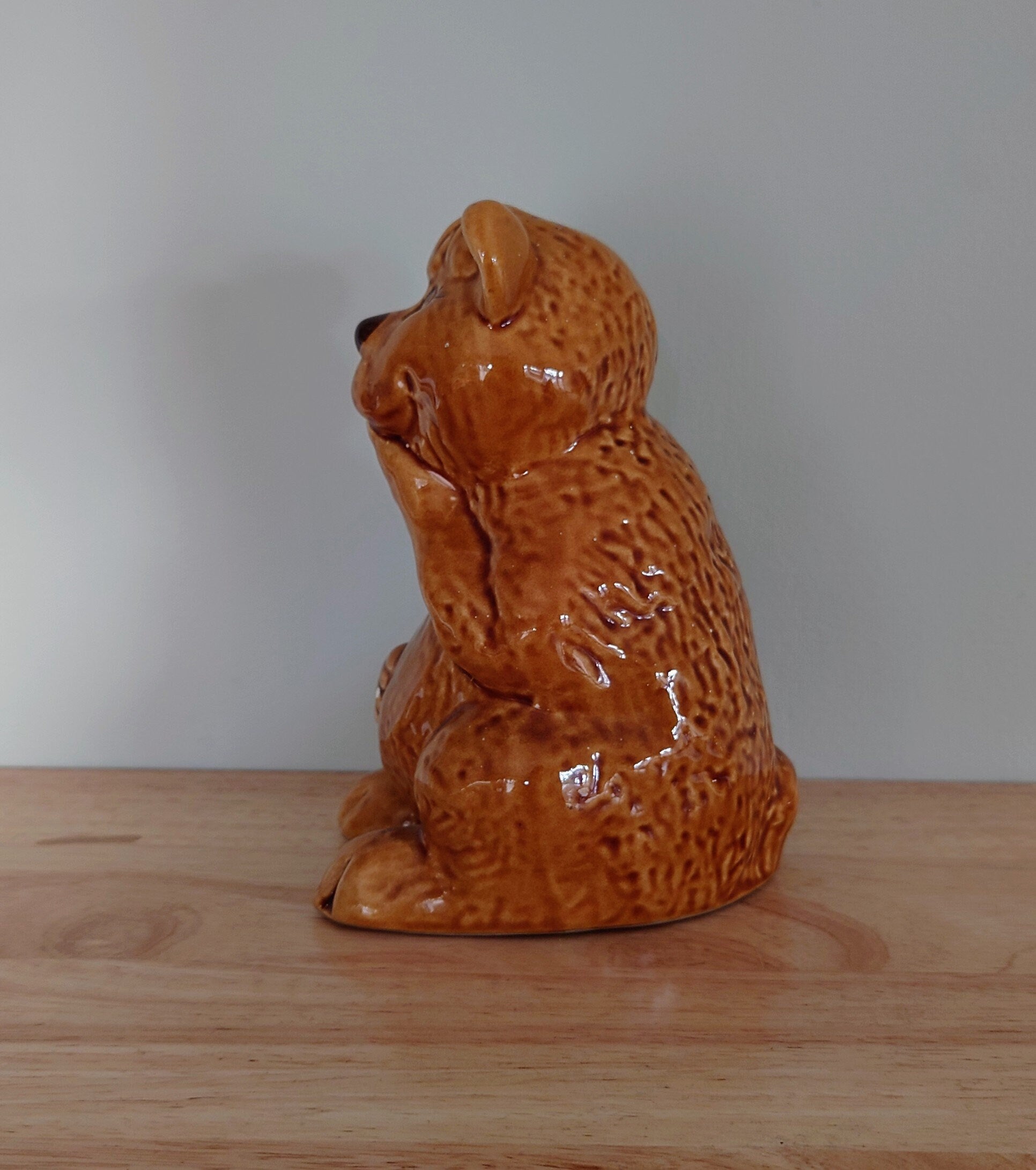 Vintage Teddy Bear Money Box Piggy Bank Children's Nursery Décor Cash Box