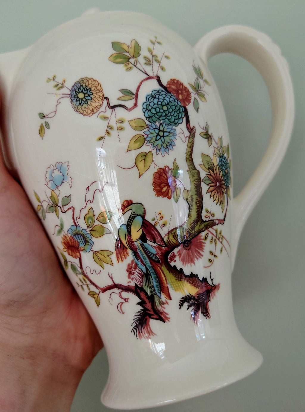 Mason's Ironestone Teapot Vintage Floral Made in England China Ceramic Teapot/Coffee pot Afternoon Tea Party
