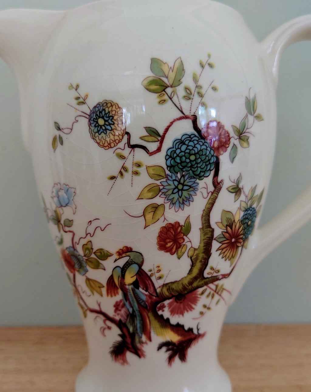 Mason's Ironestone Teapot Vintage Floral Made in England China Ceramic Teapot/Coffee pot Afternoon Tea Party