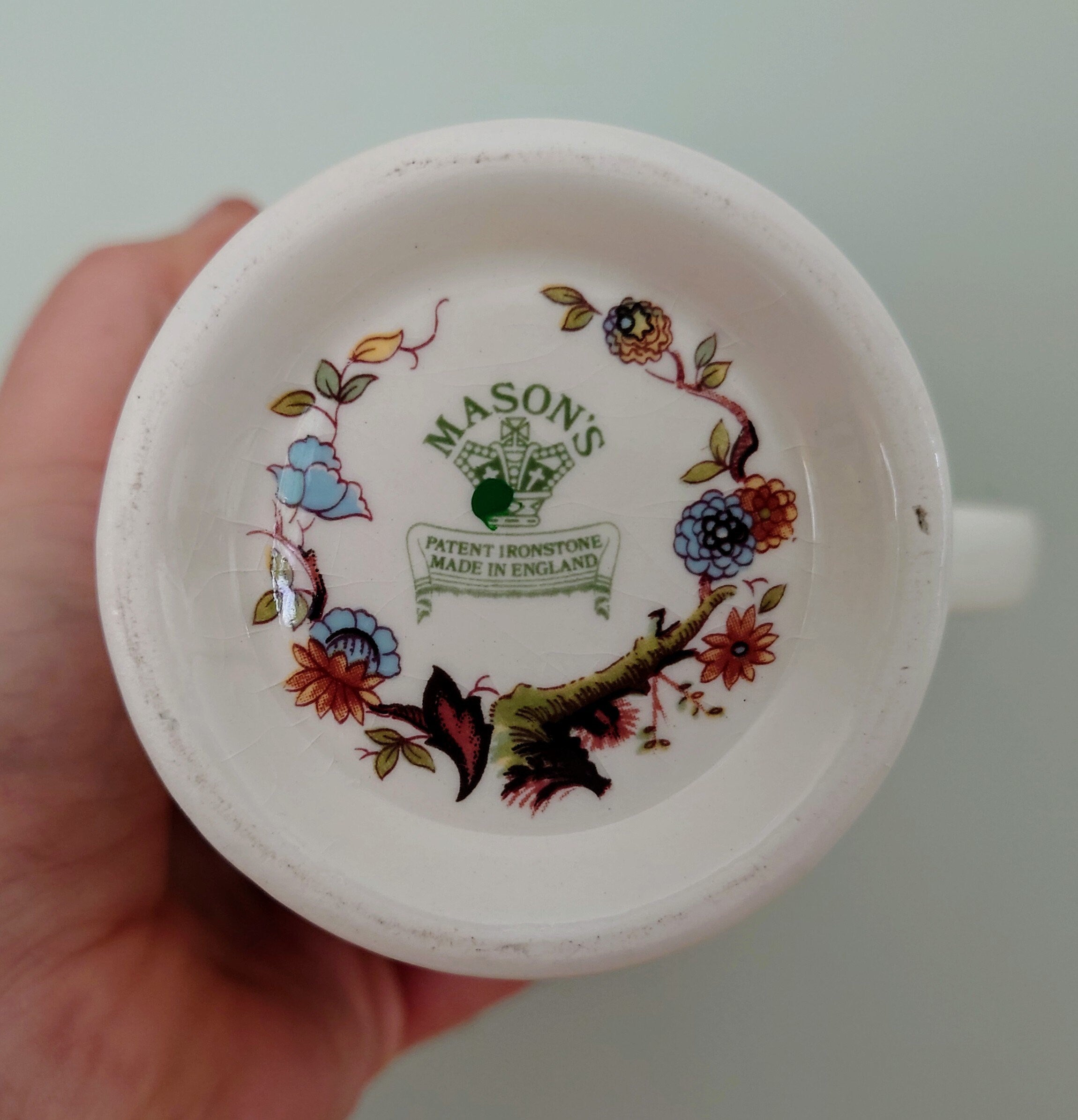 Mason's Ironestone Teapot Vintage Floral Made in England China Ceramic Teapot/Coffee pot Afternoon Tea Party