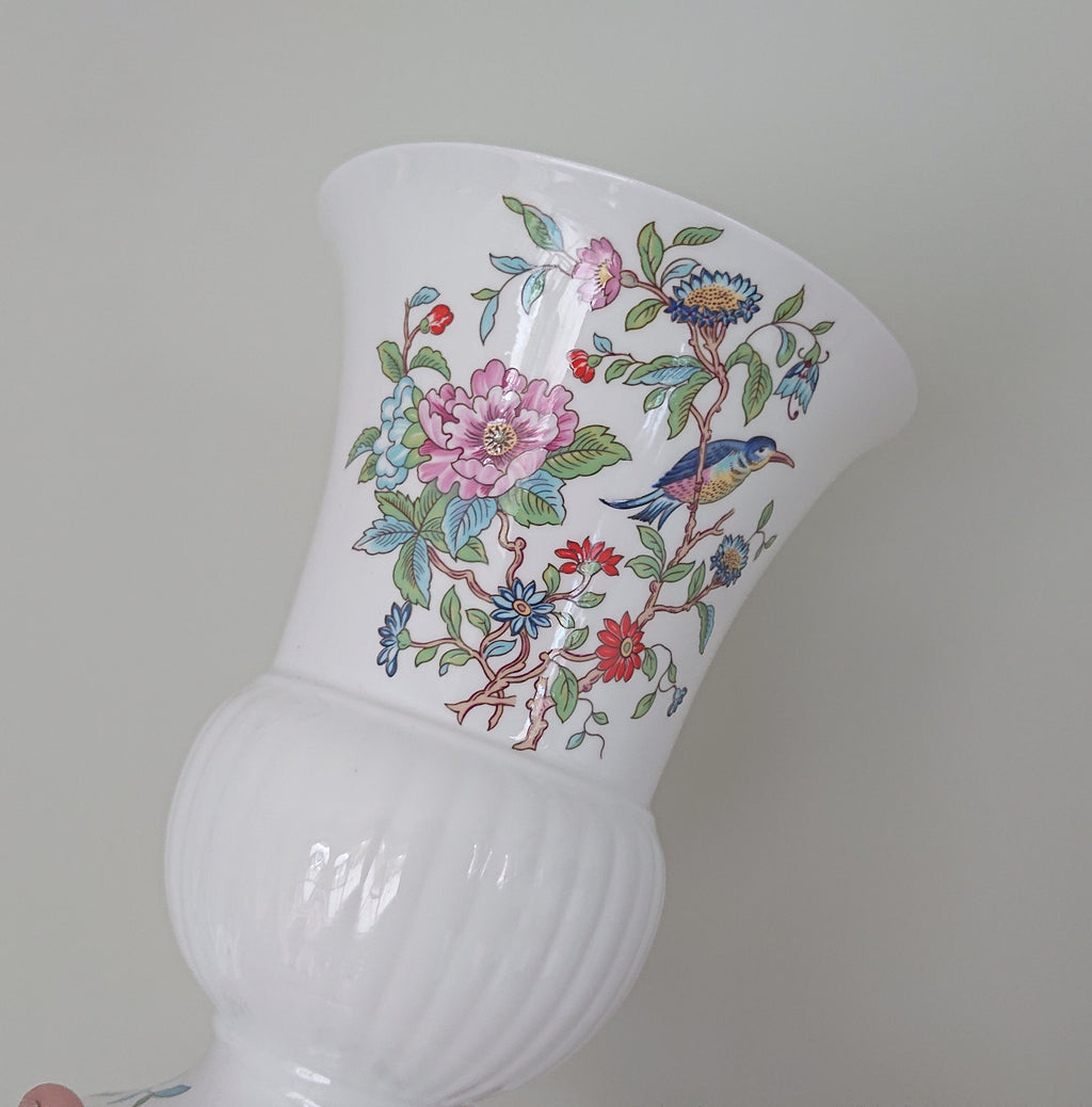 Aynsley Trumpet Vase (large) - Pembroke  Aynsley Fine Bone China Porcelain Made in England Pembroke Pattern Collectable Gift Vintage
