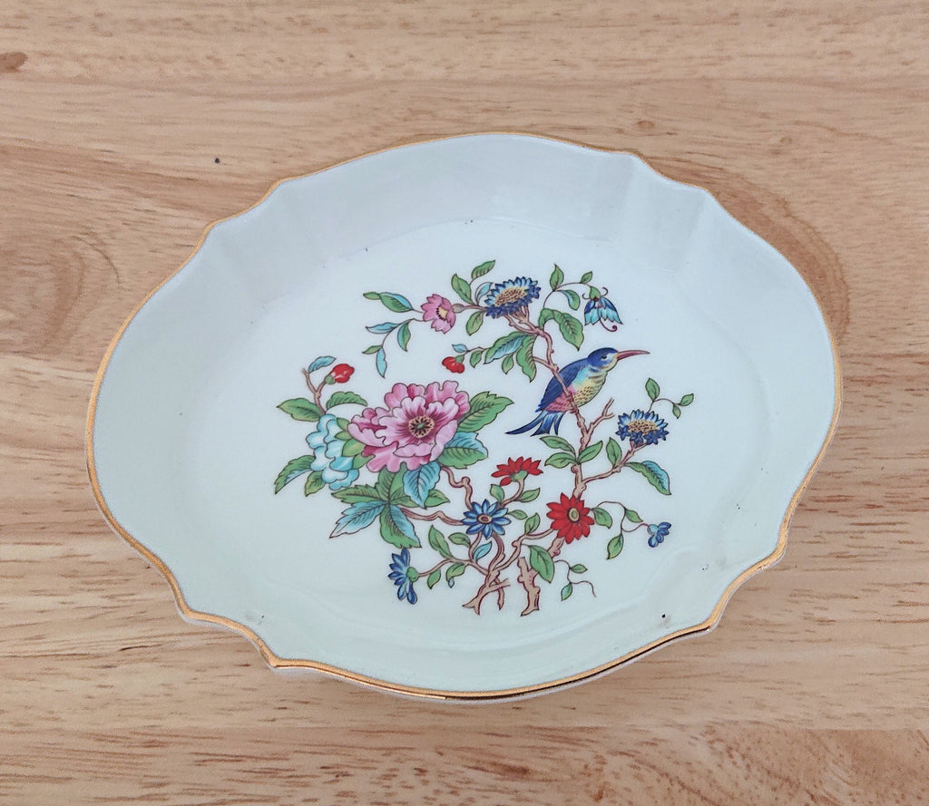Aynsley  Chatsworth Tray Pembroke (Gold Trim) Pembroke Fine Bone China Porcelain Made in England Pembroke Pattern Collectable Gift Vintage