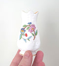 Aynsley  Spill Vase Frill  Pembroke (Gold Trim) Pembroke Fine Bone China Porcelain Made in England Pembroke Pattern Collectable Gift Vintage