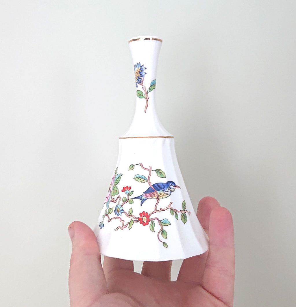 Aynsley Bell Ceramic  Pembroke (Gold Trim) Pembroke Fine Bone China Porcelain Made in England Pembroke Pattern Collectable Gift Vintage
