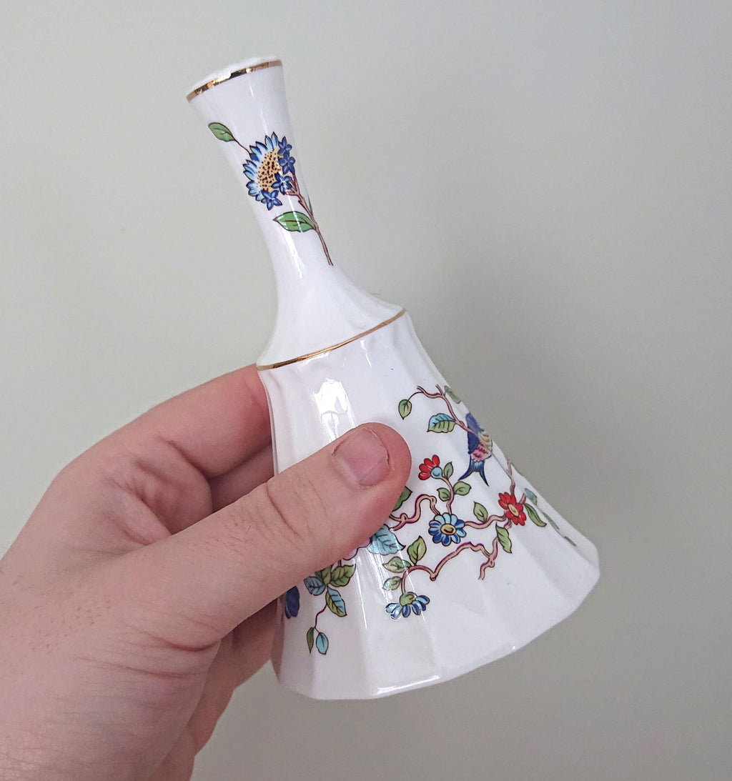Aynsley Bell Ceramic  Pembroke (Gold Trim) Pembroke Fine Bone China Porcelain Made in England Pembroke Pattern Collectable Gift Vintage