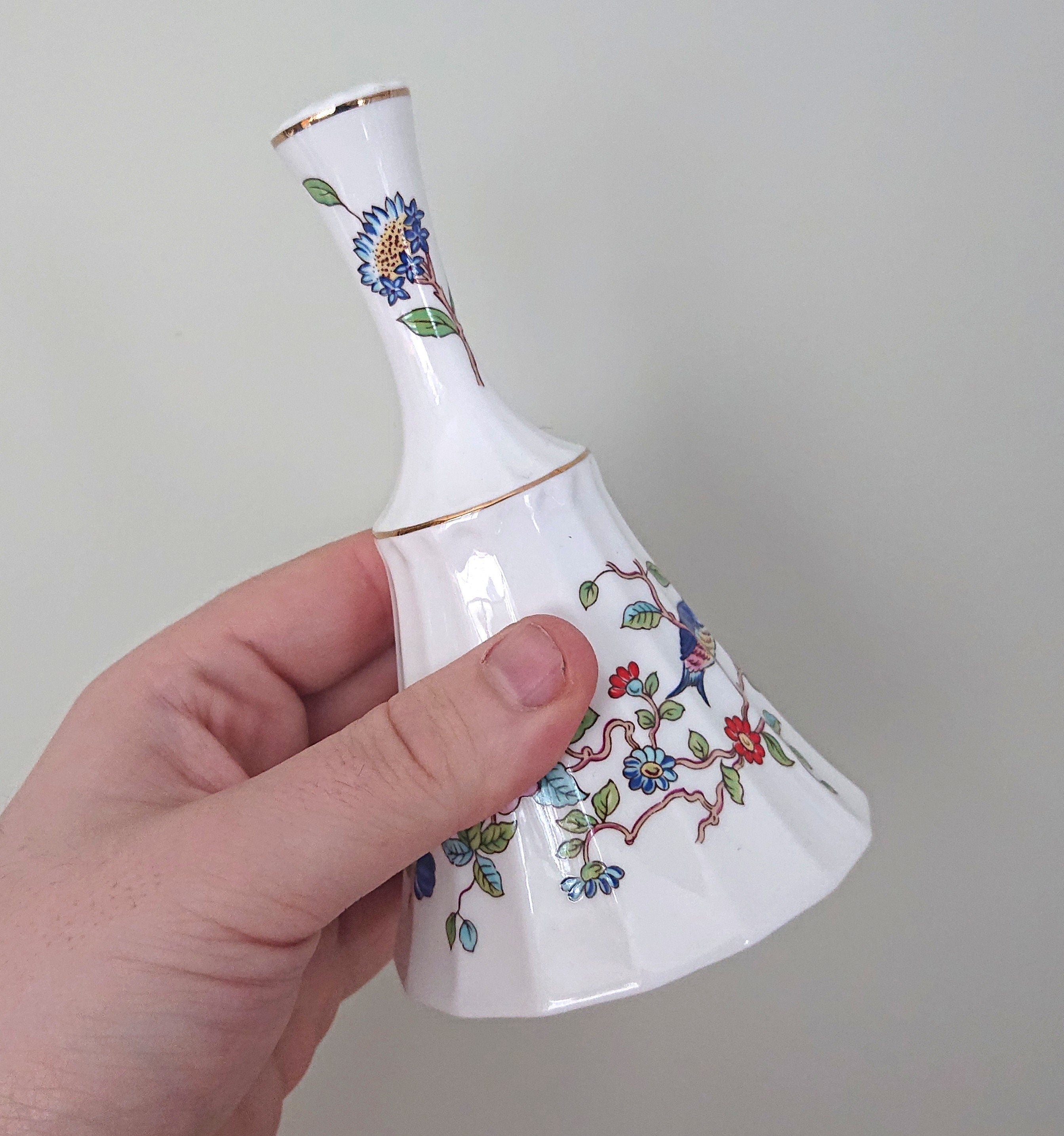 Aynsley Bell Ceramic  Pembroke (Gold Trim) Pembroke Fine Bone China Porcelain Made in England Pembroke Pattern Collectable Gift Vintage