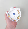 Shell Shaped Dish Cottage Garden Aynsley Fine Bone China Porcelain Made in England Cottage Garden Pattern Collectable Gift Vintage