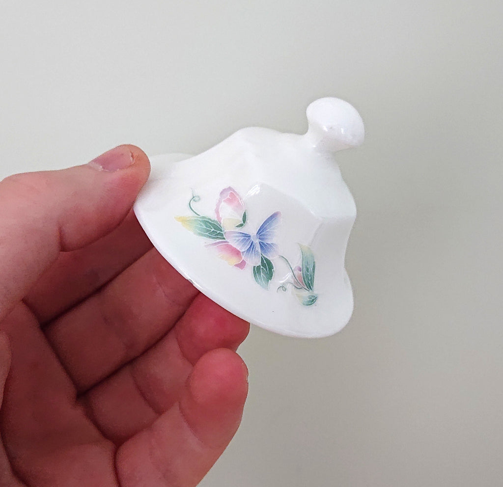 Little Sweetheart Candy Jar Fine Bone China Porcelain Made in England Little Sweetheart  Pattern Collectable Vintage