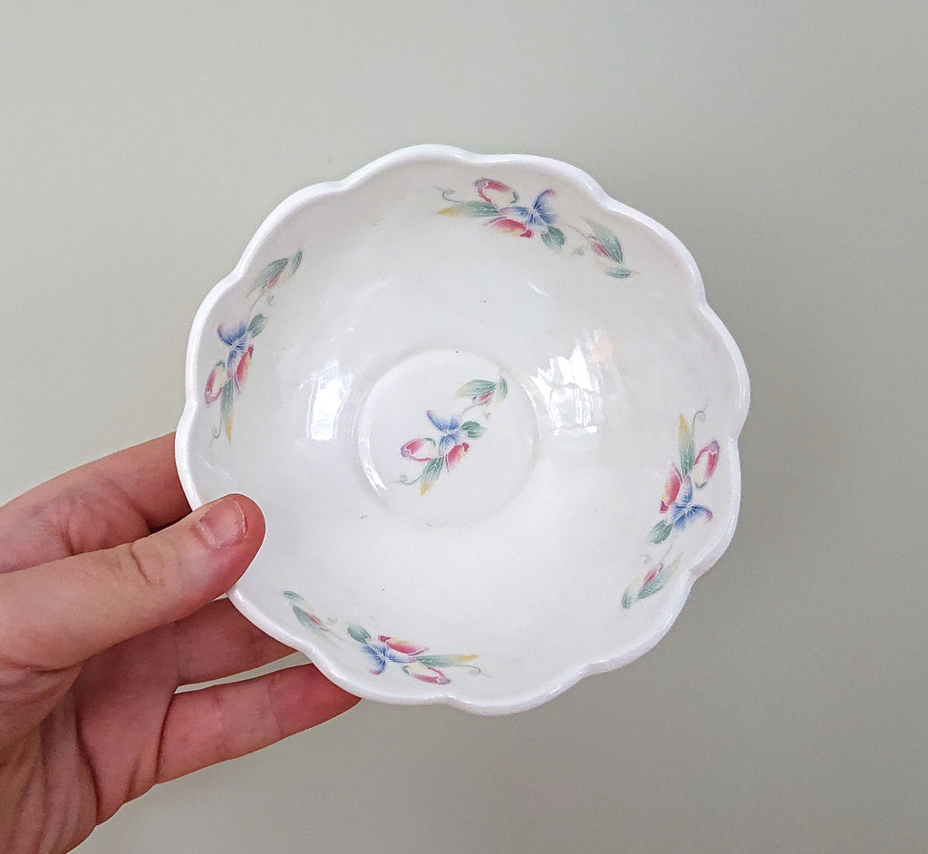 Petal Bowl Little Sweetheart Fine Bone China Porcelain Made in England Little Sweetheart  Pattern Collectable Vintage