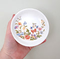 Aynsley - Cottage Garden - Coaster Fine Bone China Porcelain Made in England Cottage Garden  Pattern Collectable Vintage Plate