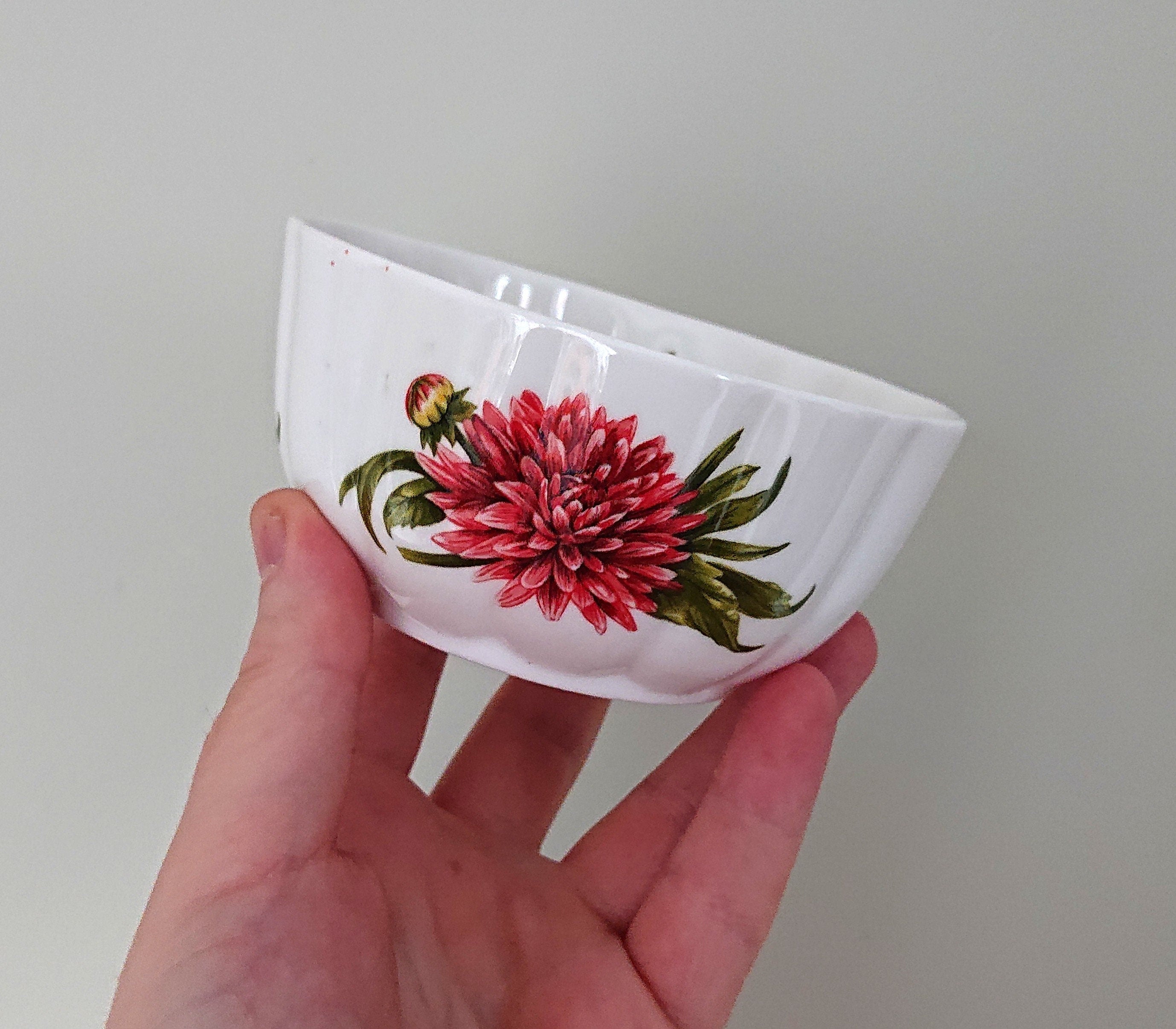Aynsley Var-i-ete Bowl Chelsea Flowers Fine Bone China Porcelain Made in England Chelsea Flowers Pattern Collectable  Vintage sandwich tray