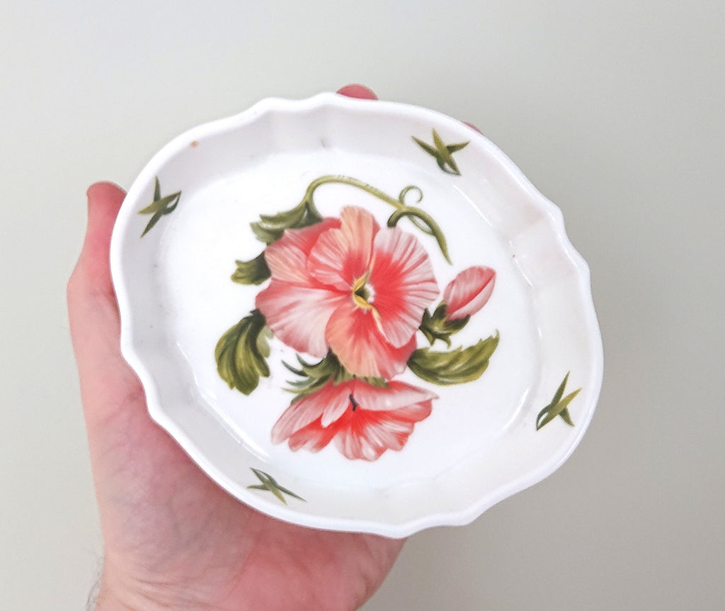 Silver Tray Chelsea Flowers Fine Bone China Porcelain Made in England Chelsea Flowers Pattern Collectable  Vintage sandwich tray