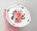 Silver Tray Chelsea Flowers Fine Bone China Porcelain Made in England Chelsea Flowers Pattern Collectable  Vintage sandwich tray