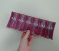 Vintage Sherry Glasses Set of 6 Boxed Retro Liqueur Shot Glasses Patterned Wine Dine 70's Drinking Glasses Vintage Barware