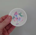 Aynsley - Little Sweetheart - Coaster Miniature Fine Bone China Porcelain Made in England Little Sweetheart  Pattern Collectable Vintage