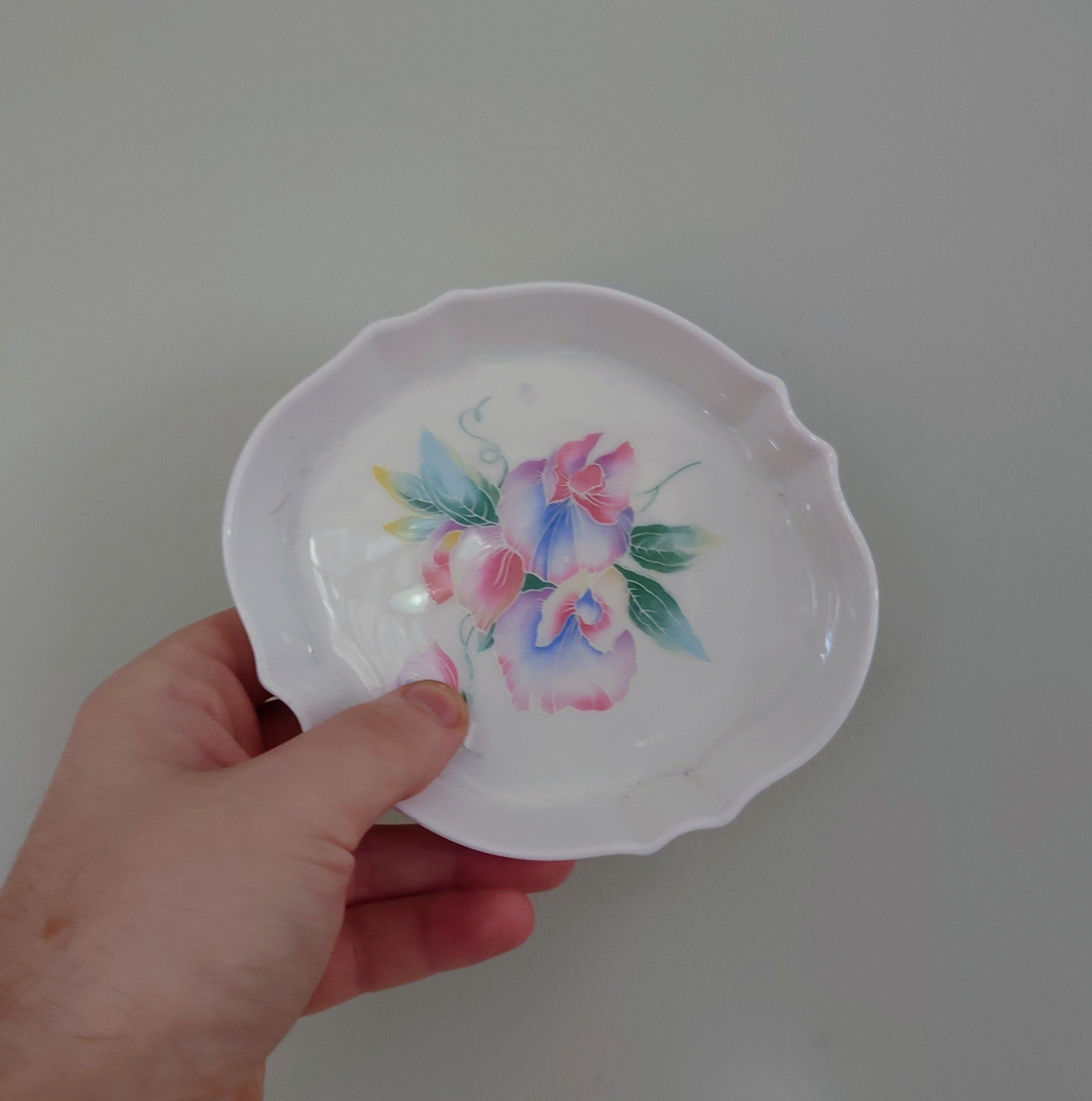Aynsley - Little Sweetheart Chatsworth Tray Fine Bone China Porcelain Made in England Little Sweetheart  Pattern Collectable Vintage Plate
