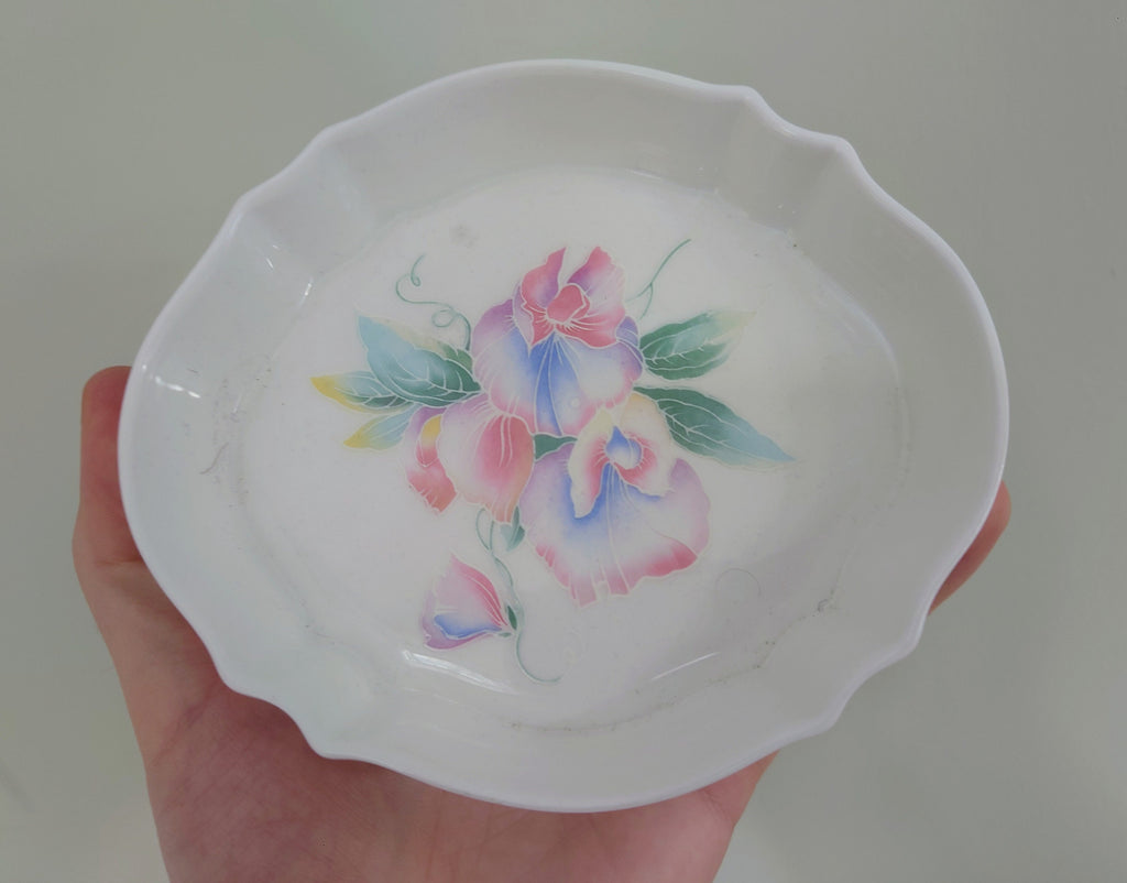 Aynsley - Little Sweetheart Chatsworth Tray Fine Bone China Porcelain Made in England Little Sweetheart  Pattern Collectable Vintage Plate