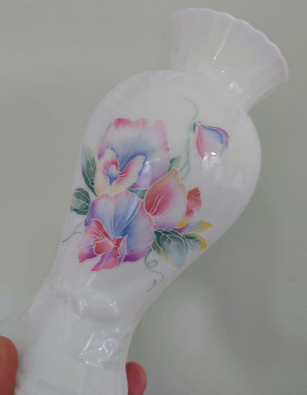 Little Sweetheart Aynsley Cascade Vase Vase Porcelain Made in England Little Sweetheart Pattern Collectable Vintage
