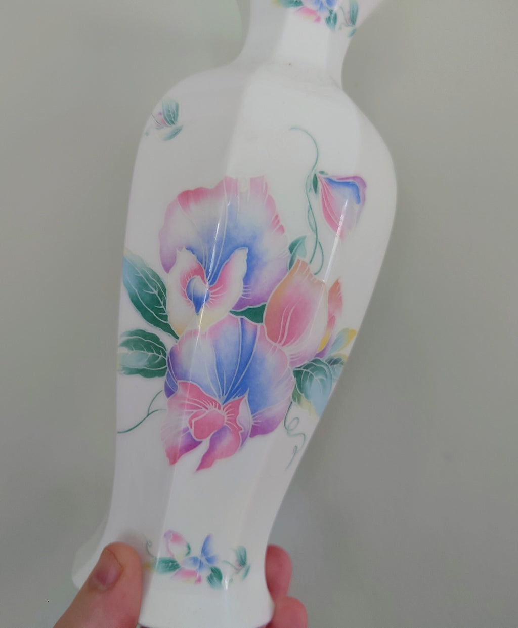 Little Sweetheart Aynsley 9" Chatsworth Vase Vase Porcelain Made in England Little Sweetheart Pattern Collectable Vintage