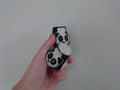 Vintage Panda Salt and Pepper Cruets Giant Panda Shakers Ceramic Novelty cruets collectable Kitsch Retro 1980's Bear Salts