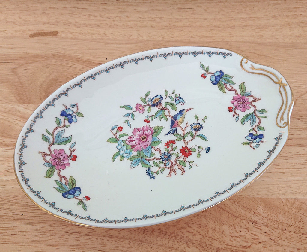 Aynsley Pickle Dish Pembroke (Gold Trim) Pembroke Fine Bone China Porcelain Made in England Pembroke Pattern Collectable Gift Vintage