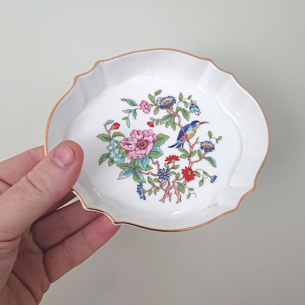 Aynsley  Chatsworth Tray Pembroke (Gold Trim) Pembroke Fine Bone China Porcelain Made in England Pembroke Pattern Collectable Gift Vintage