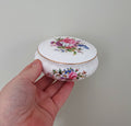 Round Box with Lid Howard Sprays Aynsley Fine Bone China Porcelain Made in England Howard Sprays Pattern Collectable Gift Vintage