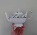 Mini Teapot & Lid Ceramic Teaset Teapot, Sugar Bowl, Milk Jug Ceramic Set Vintage 1950's Gold Stamped Heatmaster Floral Tea Service