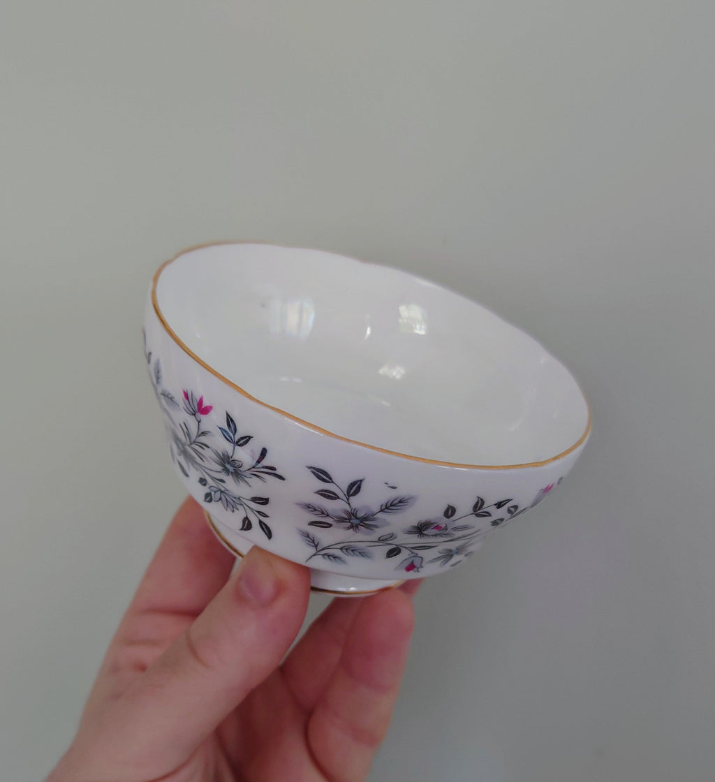 Mini Teapot & Lid Ceramic Teaset Teapot, Sugar Bowl, Milk Jug Ceramic Set Vintage 1950's Gold Stamped Heatmaster Floral Tea Service