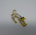 Vintage Cat Brooch Diamonte Rhinestone Cat Pin Halloween Costume Jewellery Jewelry Boxed GoldCrystal Jet Black Stone Gold Tone Pin