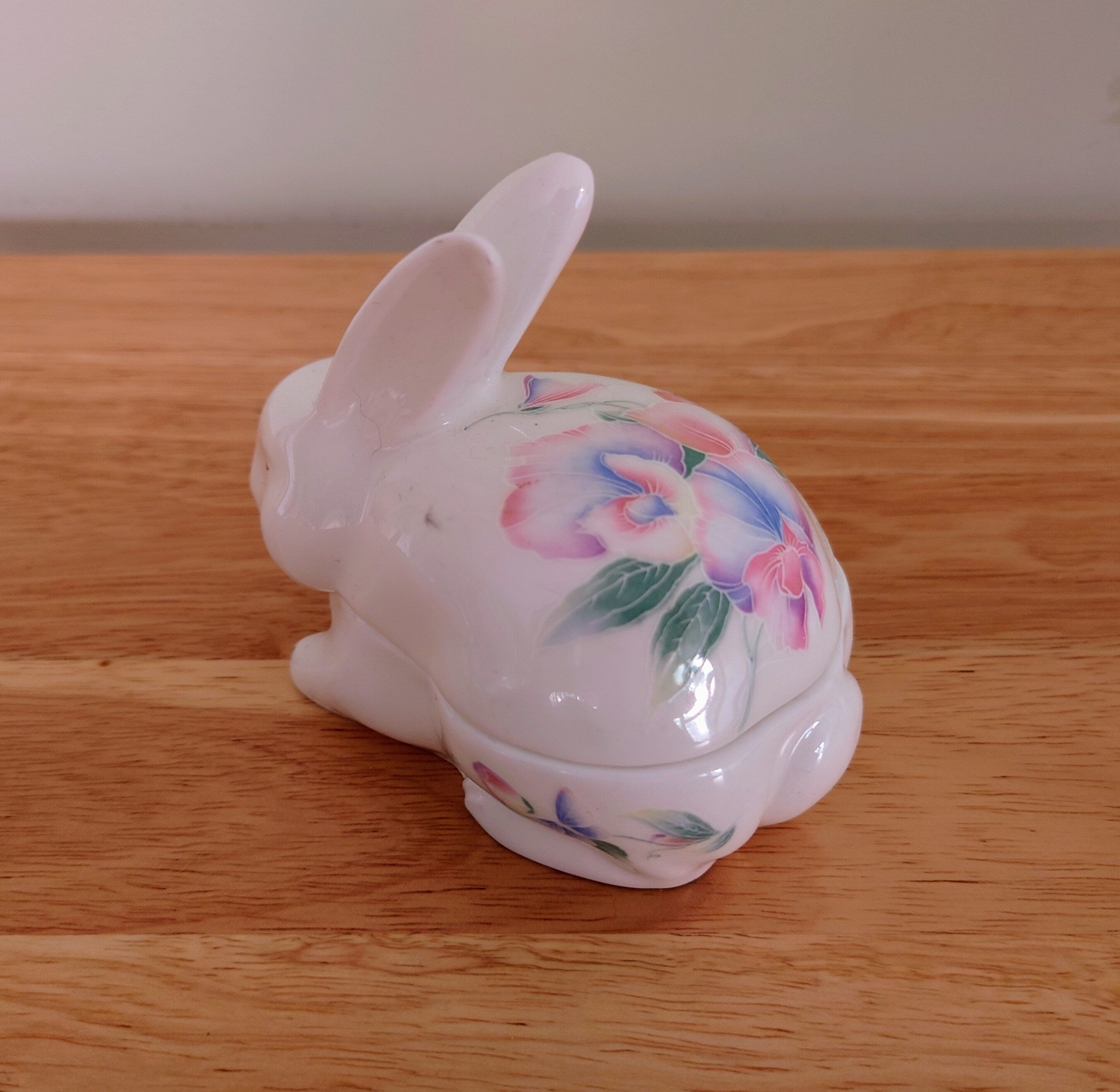 Little Sweetheart Aynsley Rabbit Trinket Dish Porcelain Made in England Little Sweetheart  Pattern Collectable Vintage