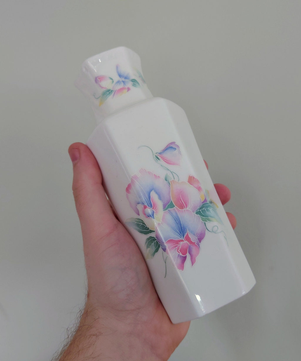 Little Sweetheart Aynsley Colonnade Vase Vase Porcelain Made in England Little Sweetheart Pattern Collectable Vintage