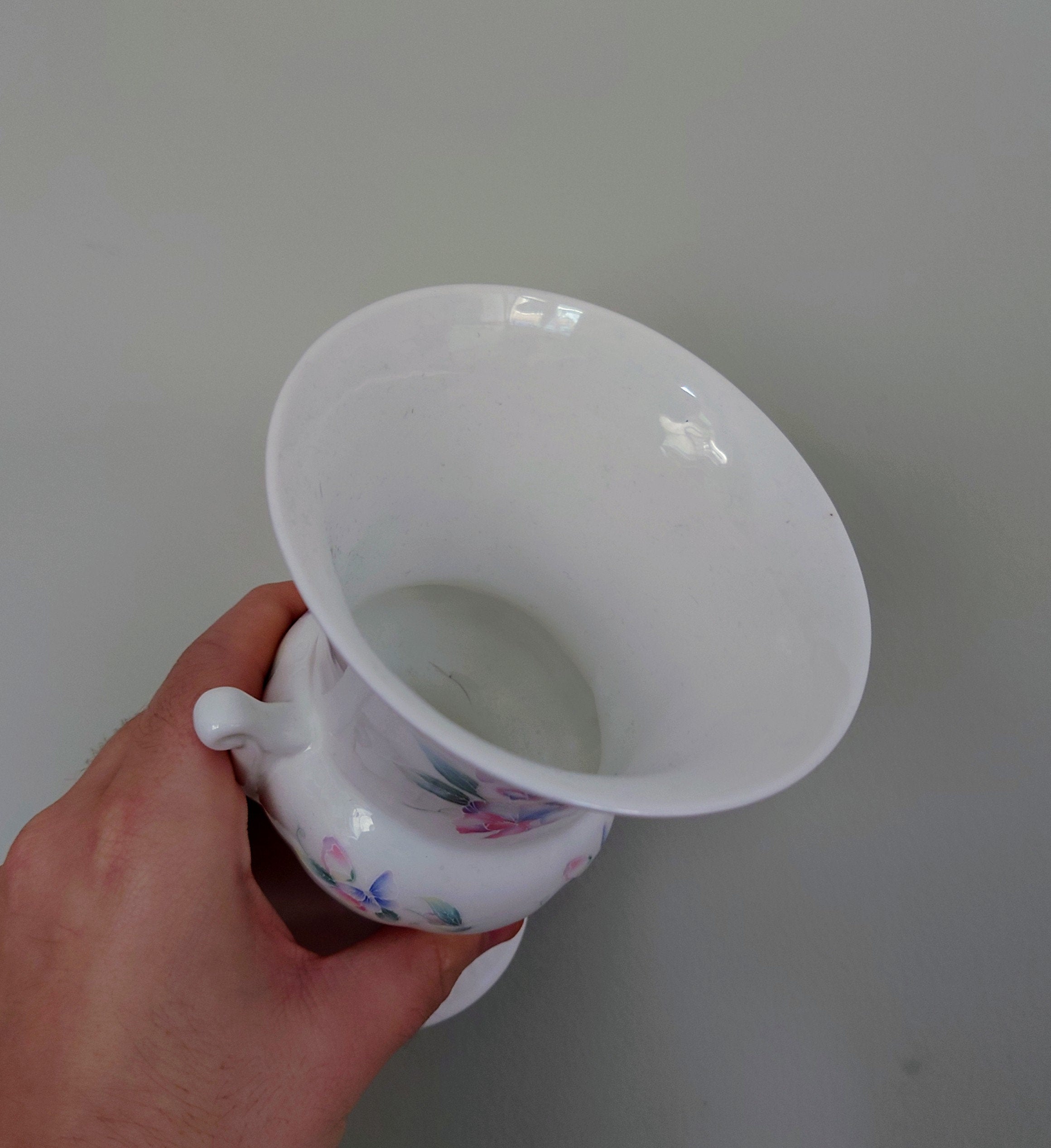 Little Sweetheart Aynsley Pedestal Vase Vase Porcelain Made in England Little Sweetheart Pattern Collectable Vintage