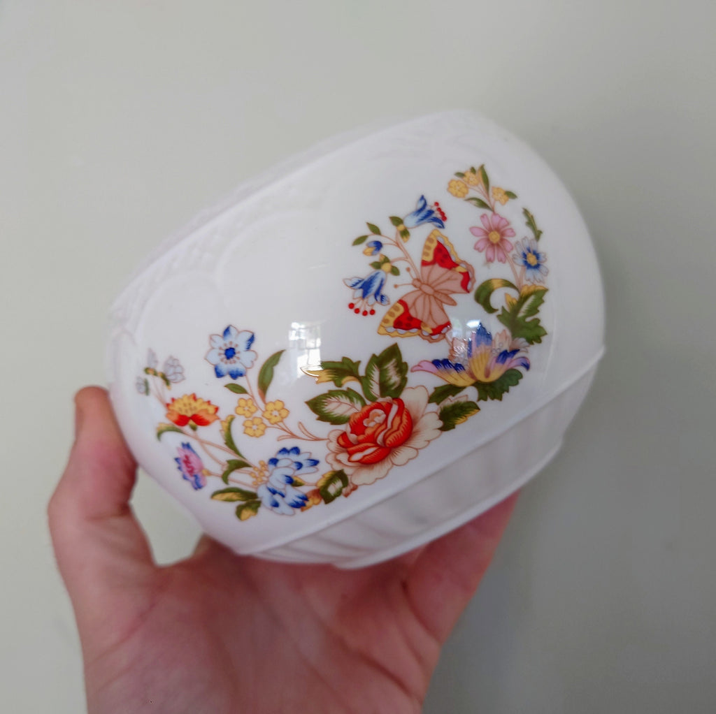 Aynsley Bowl  Cottage Garden Fine Bone China Porcelain Made in England Cottage Garden Pattern Collectable Gift Vintage