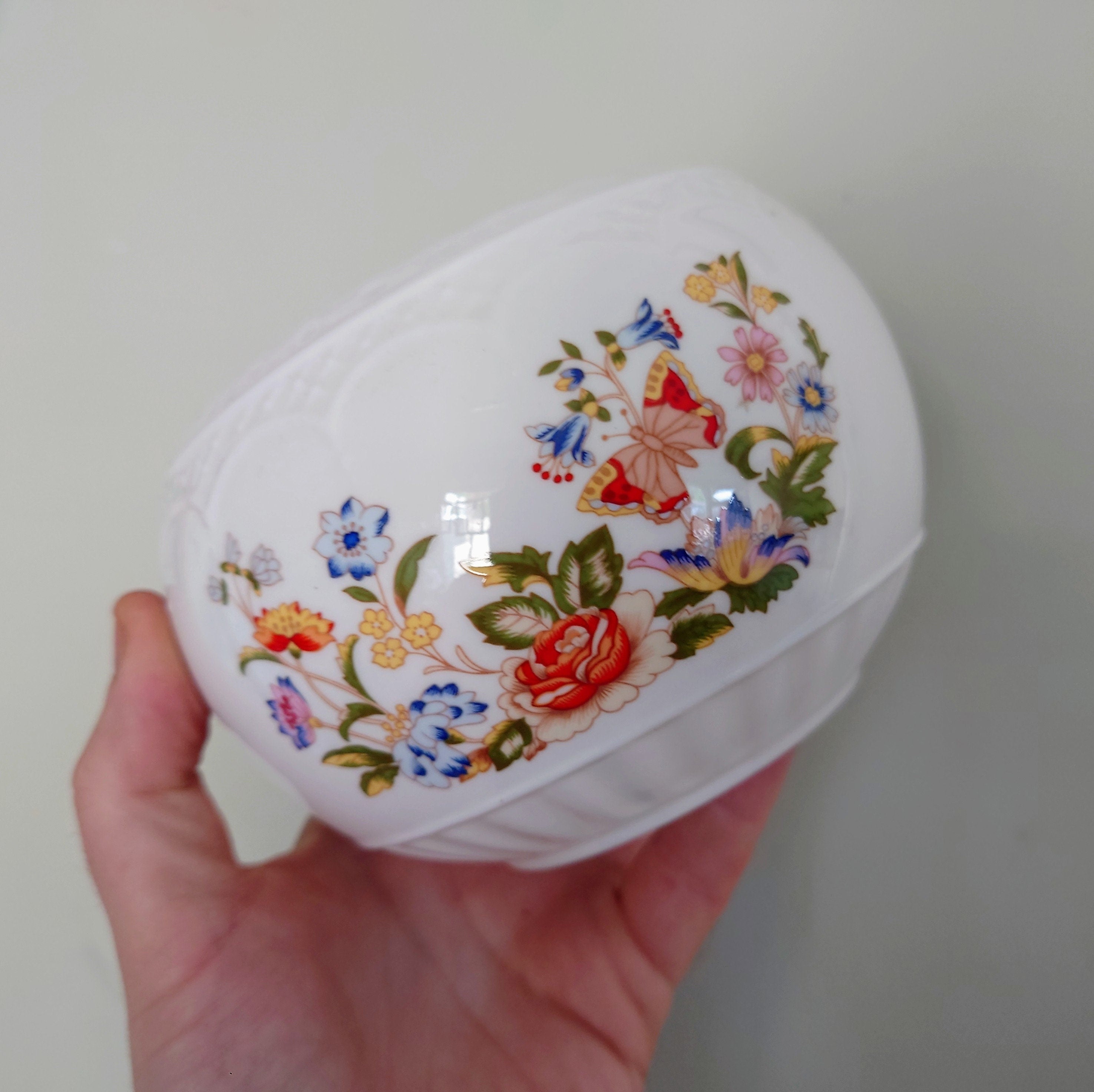 Aynsley Bowl  Cottage Garden Fine Bone China Porcelain Made in England Cottage Garden Pattern Collectable Gift Vintage