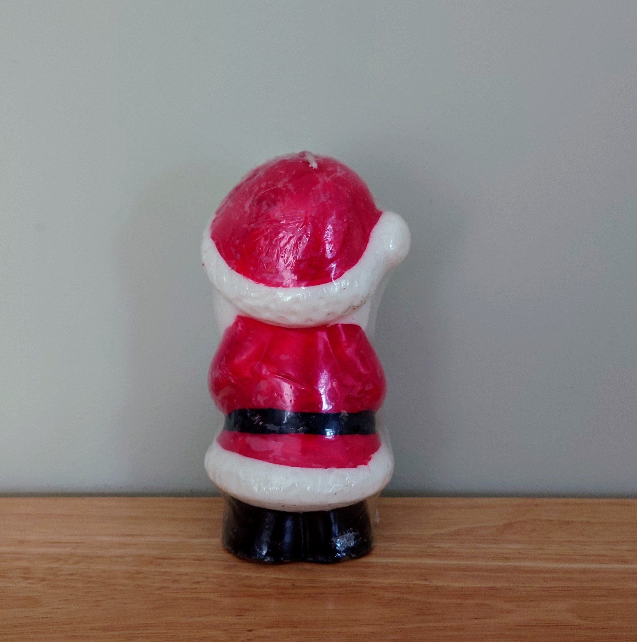 Vintage Candle Christmas Santa Claws Candle Decoration Decorative Novelty Kitsch Candle Ornamental Christmas Santa Figurine Candle Décor