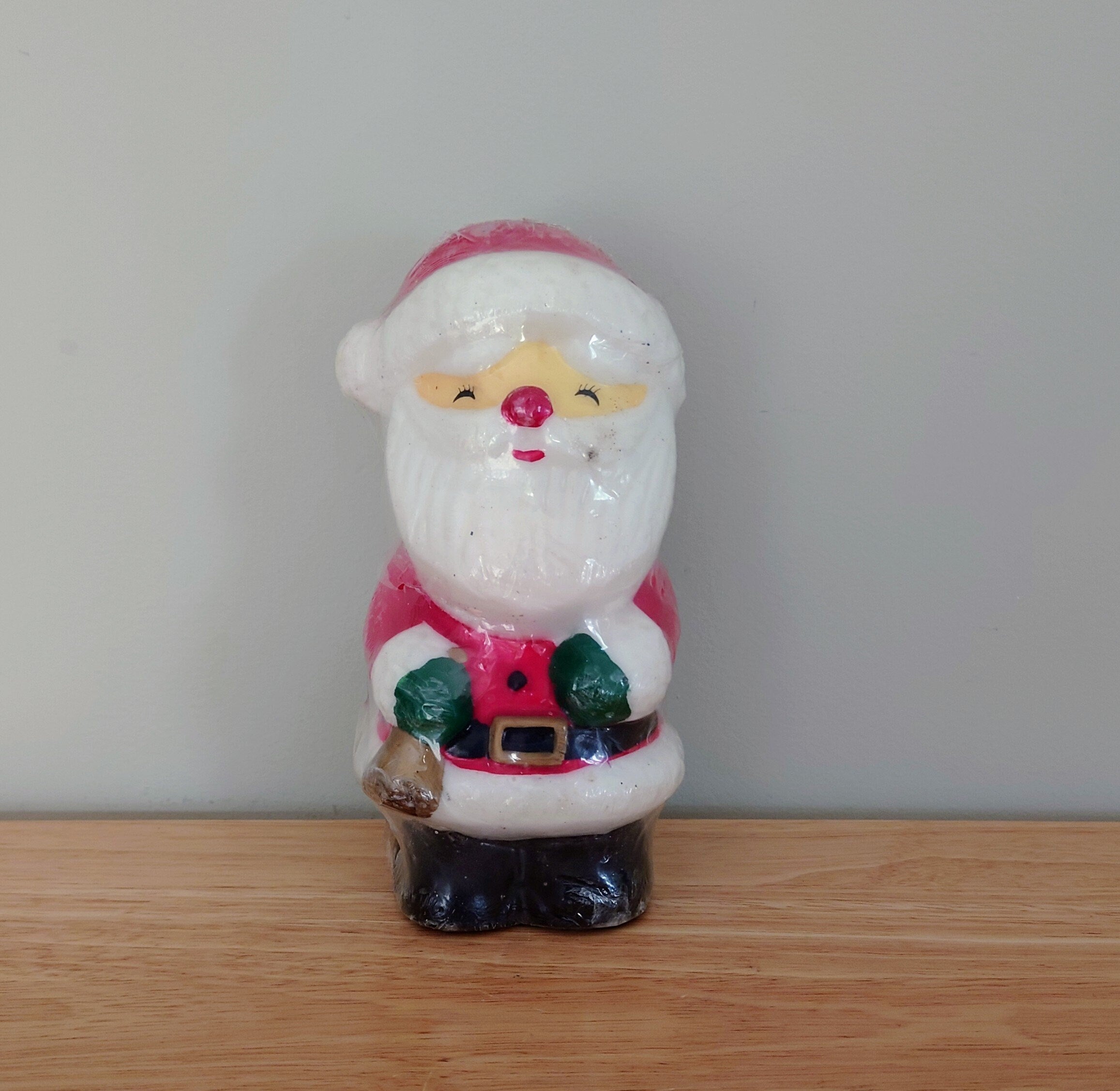 Vintage Candle Christmas Santa Claws Candle Decoration Decorative Novelty Kitsch Candle Ornamental Christmas Santa Figurine Candle Décor