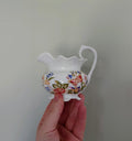 Aynsley Milk Jug Creamer Cottage Garden Fine Bone China Porcelain Made in England Country Cottage Pattern Collectable Vintage