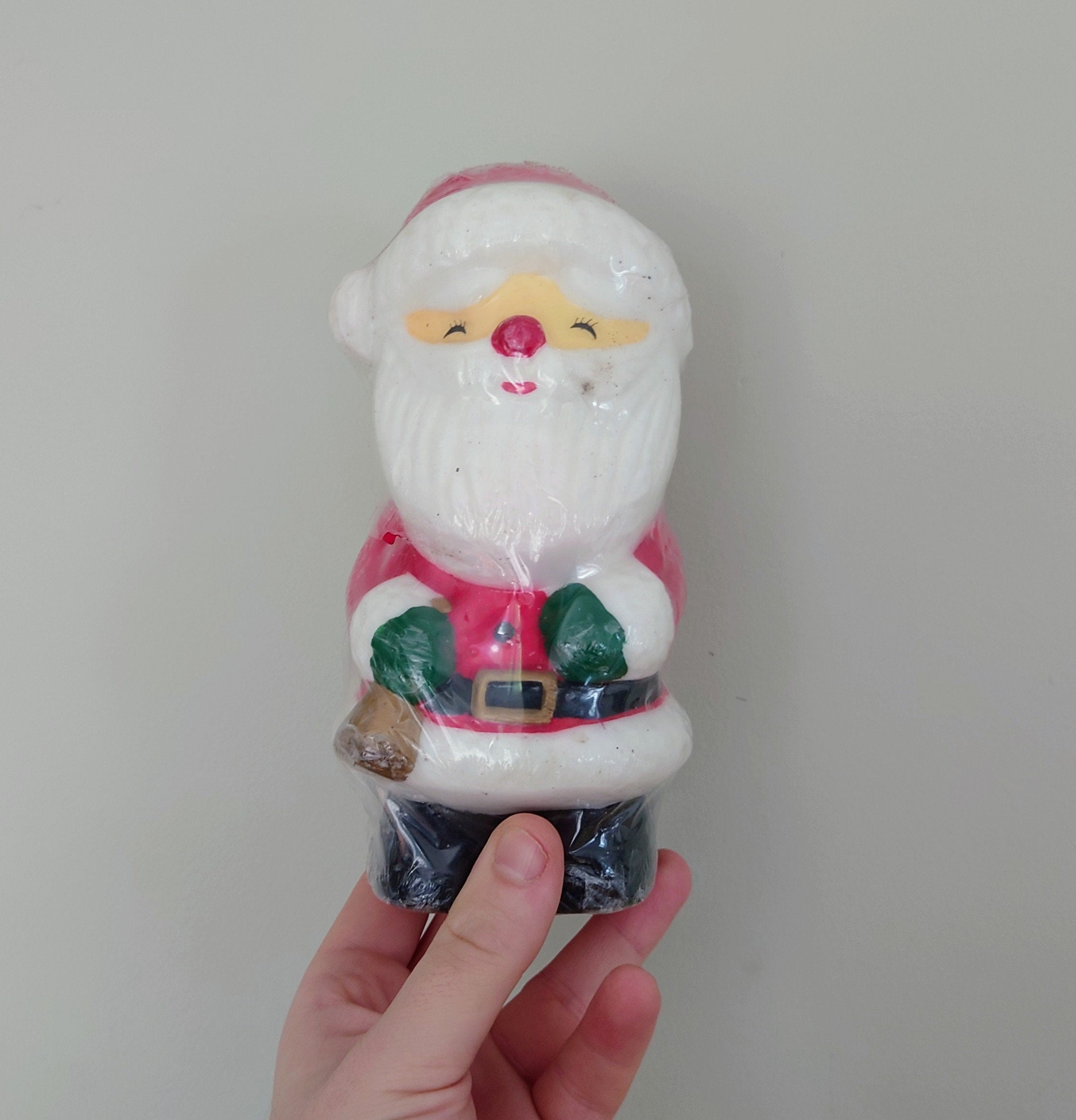 Vintage Candle Christmas Santa Claws Candle Decoration Decorative Novelty Kitsch Candle Ornamental Christmas Santa Figurine Candle Décor