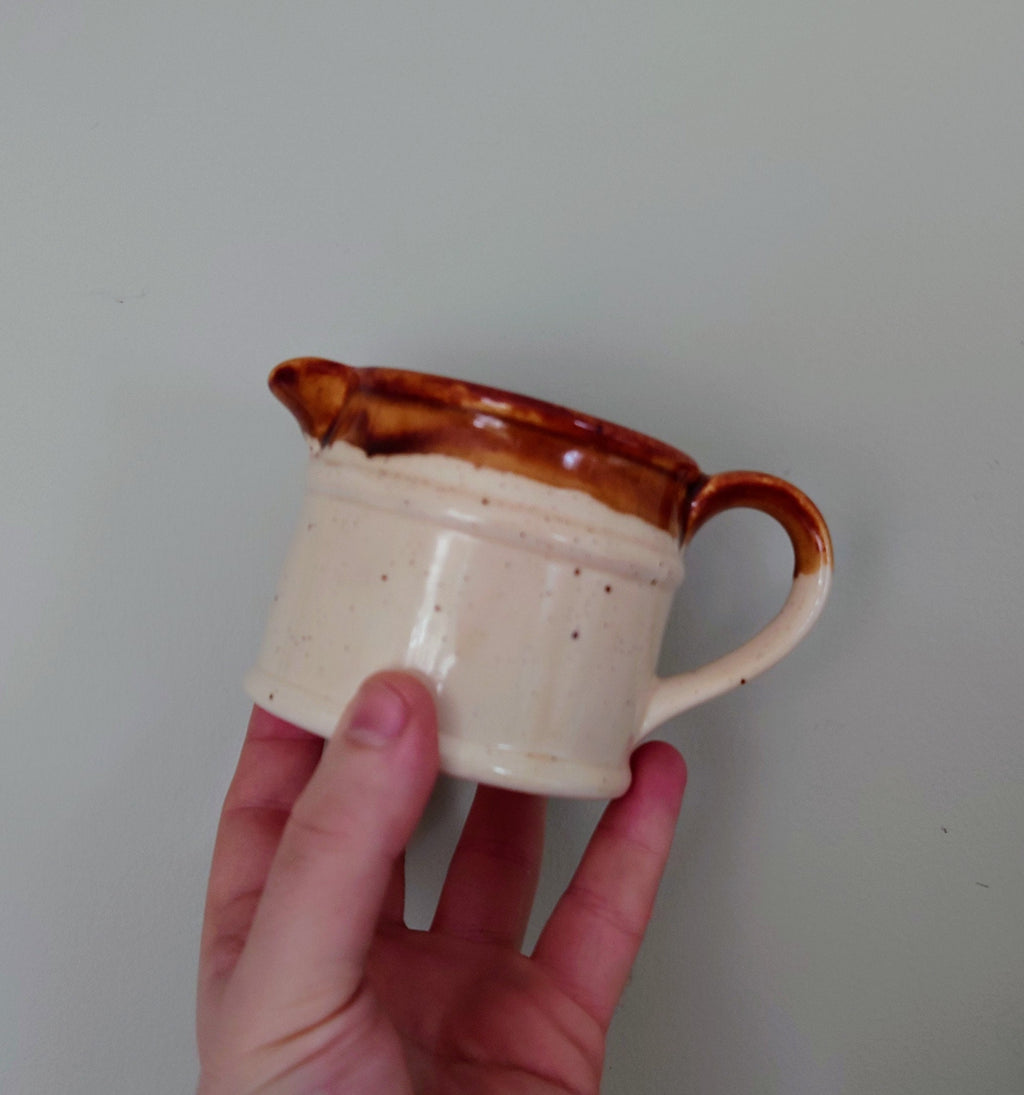 Vintage Coffee Pot Retro Brown Set Milk Jug, Sugar Bowl 1970's Ceramic Coffeepot Brown 1970's Retro Earthenware Sadler England
